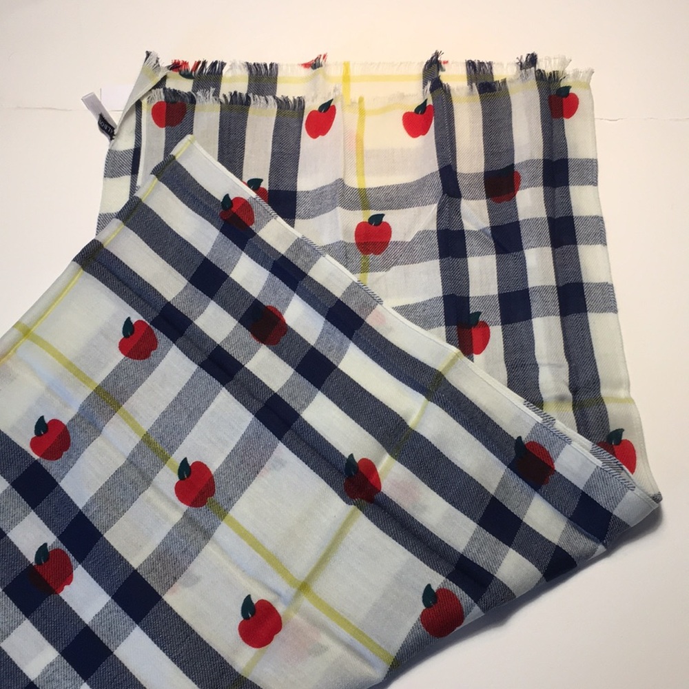 Talbots Multi-Check Scarf NWT - Picture 8 of 14